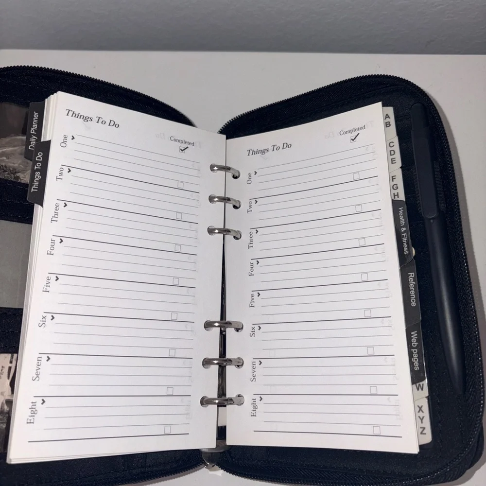 Vintage Mundi Mundex Daily Planner Organizer Wallet NWT